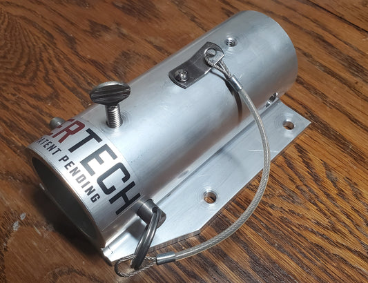 The Kerhitch is like the Reese Hitch, the only part permanently mounted to the boat