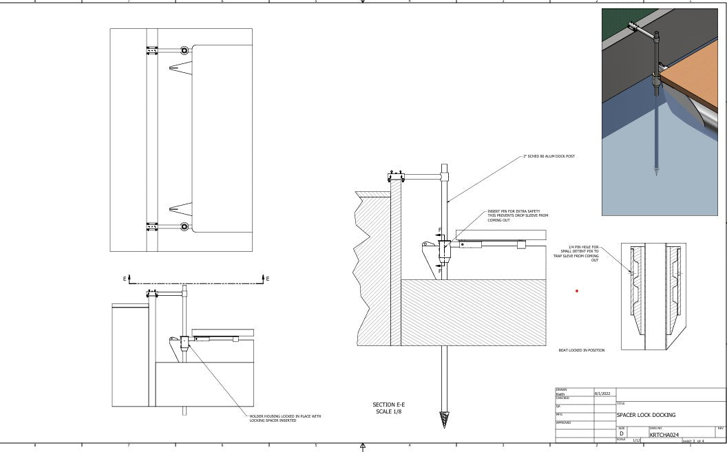 DROP LOCK DOCKING FRONT KIT